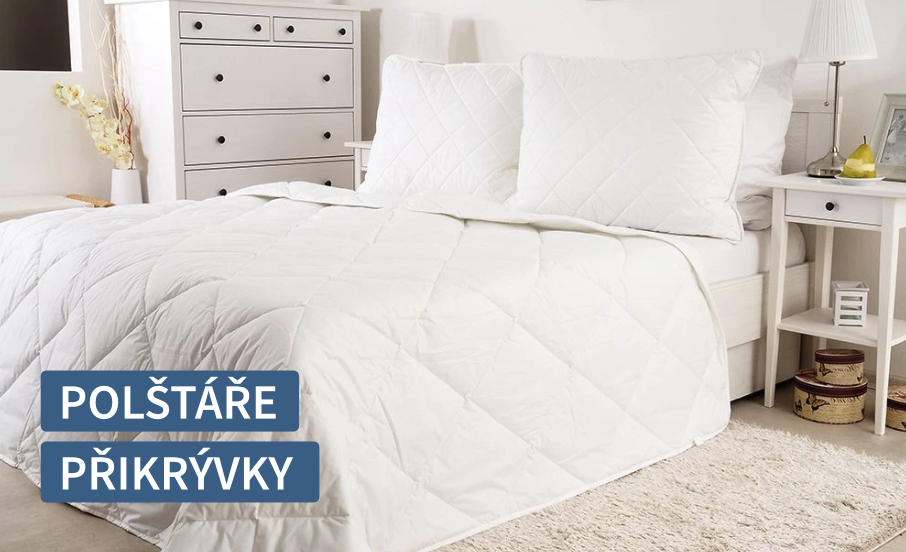 Přikrývky a polštáře